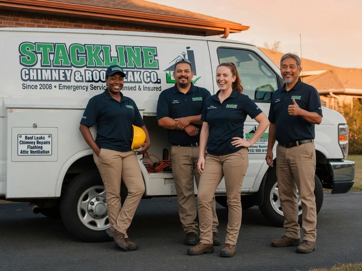 Chimney flashing repair company in Gaston, NC